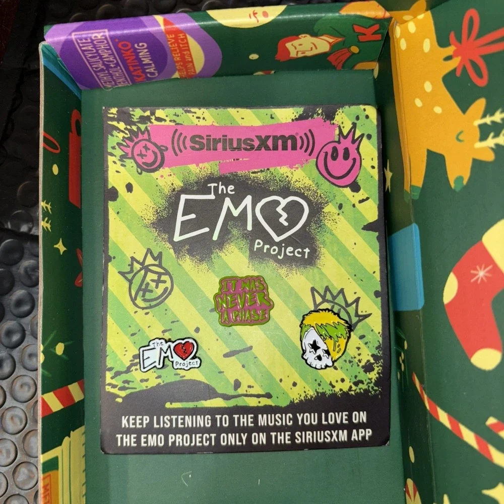 The Emo Project When We Were Young 2023‎ Pins Set of 3 Rare Sirius XM Promo Y2K